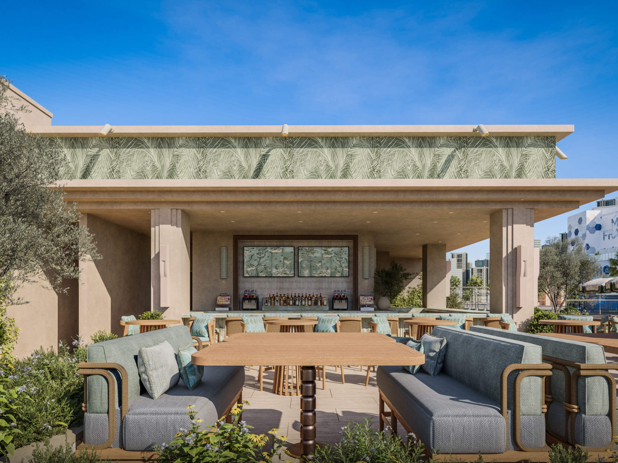 Inside OMNIA Dayclub