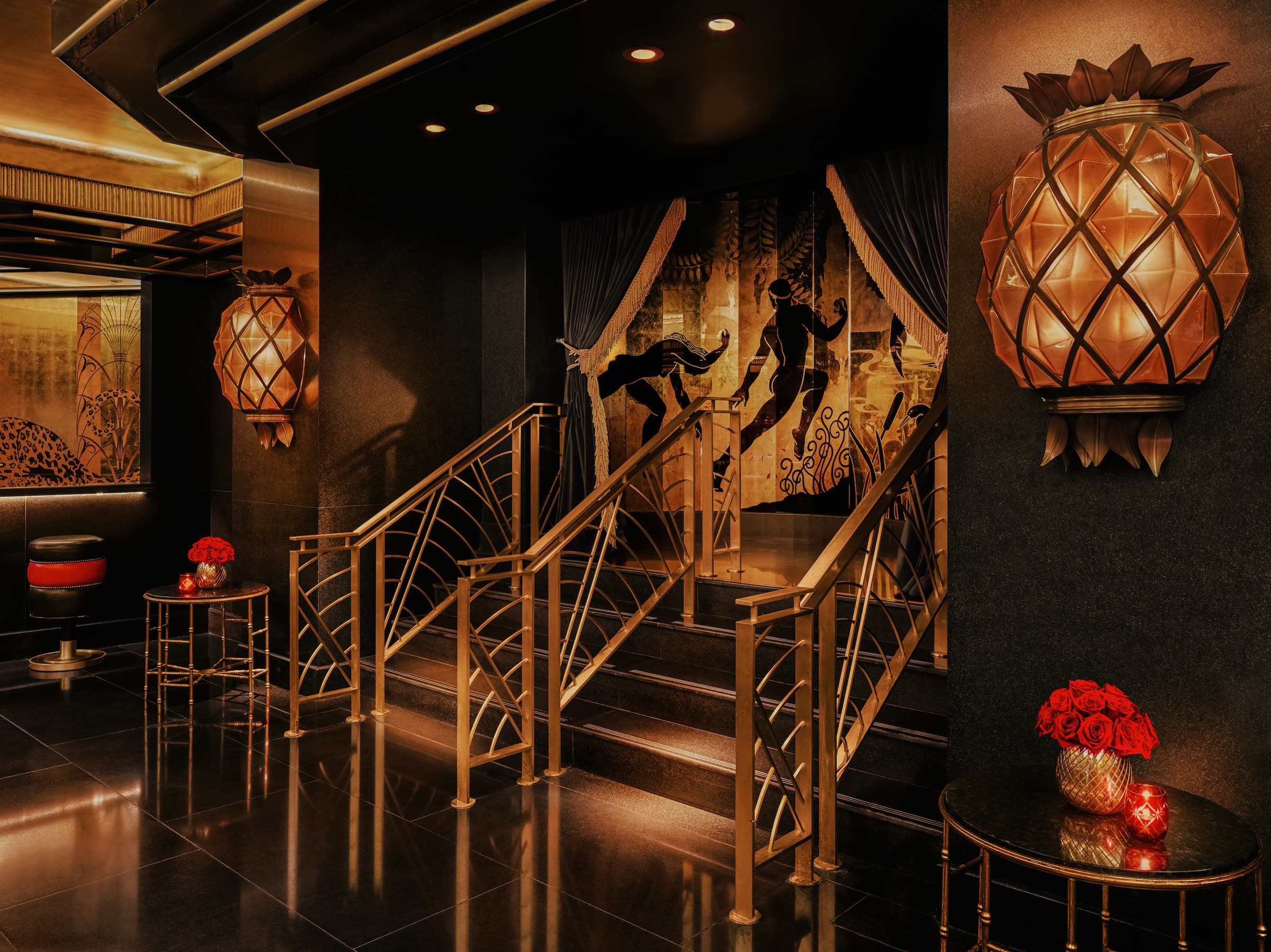 Inside Saxony Bar — the main room