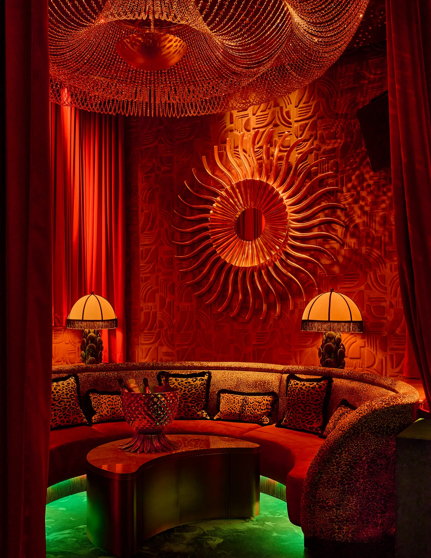 Inside Selva — the main room