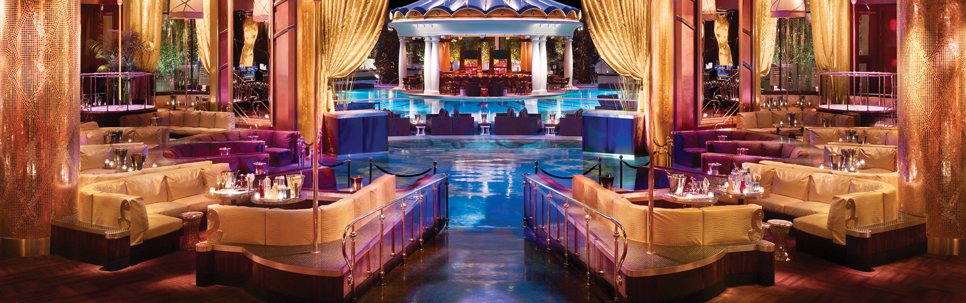 Inside XS Nightclub — the main room